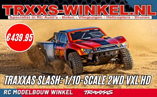 Traxxas Slash: 1/10-Scale 2WD VXL HD